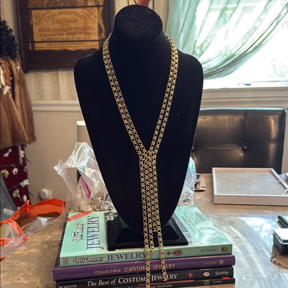 Dramatic, Chico‘s Multi 4 Chain Statement, Neckla… - image 1